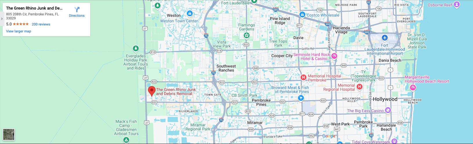 Professional Junk Removal in Pembroke Pines and Surrounding Cities